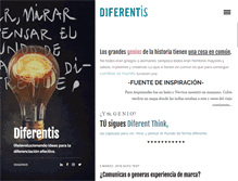Tablet Screenshot of diferentis.com